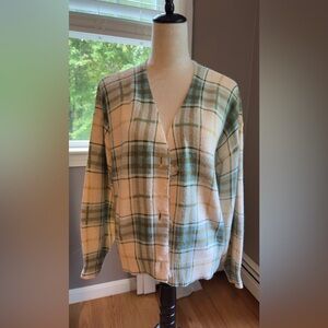 LOFT Cream Knit Sweater